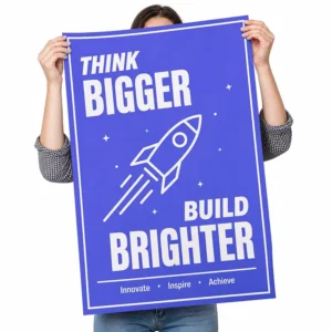 Custom Waterproof Wall Photo Poster Printing for Advertising Display