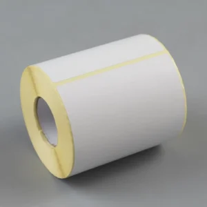 Custom Waterproof White Adhesive Thermal Transfer Label Rolls