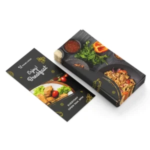 Custom Waterproof Z-fold Brochure and Leaflet Printing, Instruction Manual, Takeout Menu, Poster
