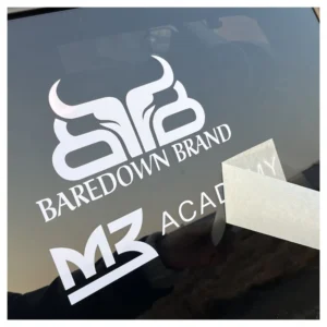 Custom Weatherproof Business Logo Car Bumper Truck Stickers Banners Vinyl Letter Transfer Windshield Car Window Stickers Decals