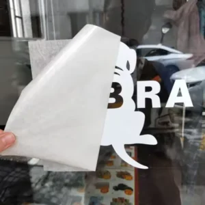Custom Weatherproof Die-Cut Logo Transfer Vinyl Decal for Car Window