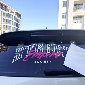 Custom Weatherproof Die Cut Logo Window Sticker Lettering Decals Custom Transfer Windshield Bumper Vinyl Car Decals