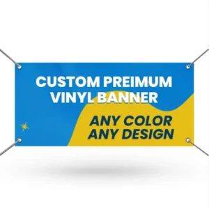 Custom Weatherproof Printed PVC Vinyl Banner for Retail Storefront Display