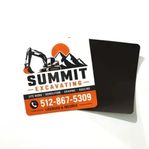 Custom Weatherproof Reusable Die-Cut Magnetic Car Stickers