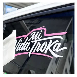 Custom Weatherproof Waterproof Vinyl Transfer Stickers Outdoor Vehicle Use Die Cut Transfer Car Window Stickers