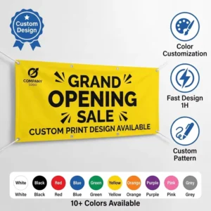 Custom Wedding Banner Flags Display Accessories for Wedding Party Decoration