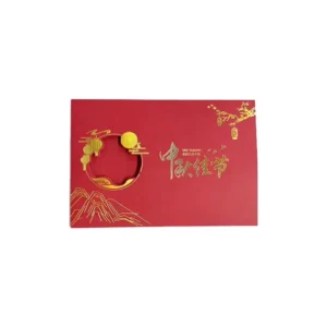 Custom Wedding Invitation Card Chinese Traditional Red Envelope with Printing