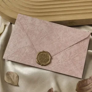 Custom Western Style Textured Paper Envelopes for Wedding Invitations and Letters