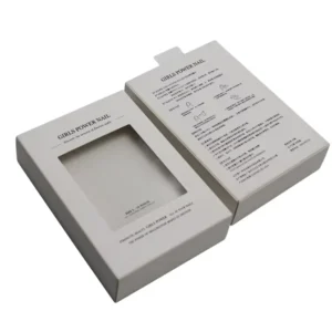 Custom White Cardboard Drawer Box