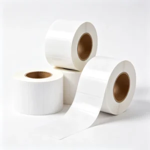 Custom White PP Gloss Film Adhesive Waterproof Printable Packaging Labels