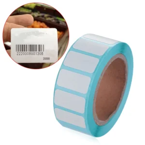 Custom White Waterproof Direct Thermal Adhesive Price Tag Barcode Shipping Labels