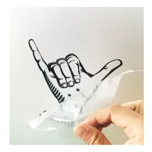Custom Window Logo Transfer Vinyl Decal