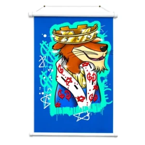 Custom Wood Magnetic Hanging Scroll Frame Kit for Anime Posters