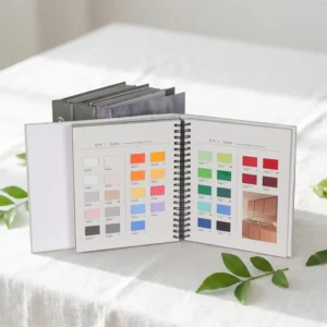 Custom Wood Veneer Sample Book Catalogue with Digital Printing