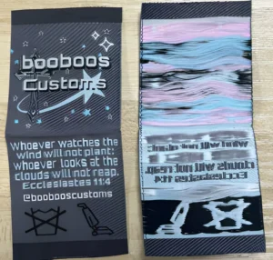 Custom Woven Fabric Rectangle Clothing Label with Gravure Printing Eco-Friendly Laser-Cut Edge Washable Garment Tags 1000pcs MOQ
