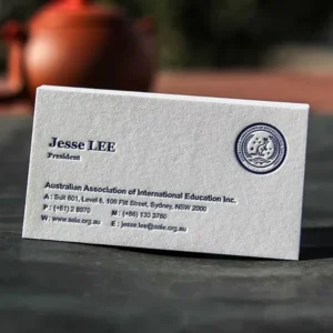Custom logo Business Card Paper Business Cards Business Card Printing Embossing Customization