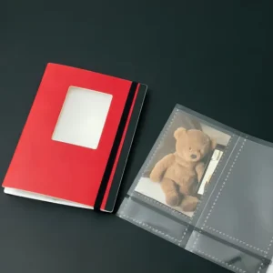 Customizable 16-Slot PP Loose-Leaf Binder Opaque Pages Digital Printing Personalized Patterns Text Designs