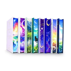 Customizable Hardcover Educational Adult Book with Gold Foil, Sprayed Color Edges, Grey Offset Paper, 300-450 gsm