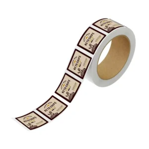 Customizable Holographic Waterproof Round Adhesive Stickers for Packaging Gifts