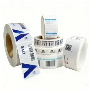 Customizable Logo Design PET Self-Adhesive Roll Labels for Bottles and Bags