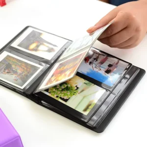 Customizable Mini Portable Photo Album with PVC Cover for Fan Merchandise Display