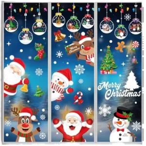 Customizable Multicolor Static Home Decoration Stickers, Removable Waterproof Self-Adhesive UV-Printed PVC