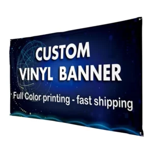 Customizable PVC Vinyl Mesh Banner, Outdoor, Waterproof UV Resistant, Durable, Custom Design Digital Printing CMYK Color
