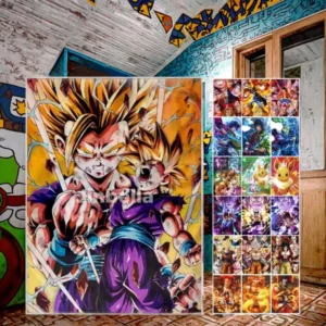 Customizable Polyester Anime Hanging Scroll Poster, Waterproof and UV Resistant