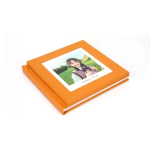 Customizable Sales Promotion Luxury Planner Guest Books Personalized Foil PU Leather Photo Album Cloth Linen High Quality