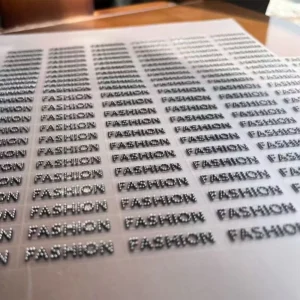 Customizable Silicone Heat Transfer Labels 3D Thick Plate Labels with Burr Points Silk Screen Printed for Bags & Garments