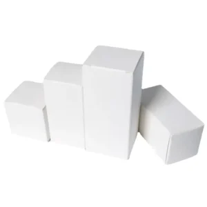 Customizable Size Recyclable White Board Paper Packaging Box