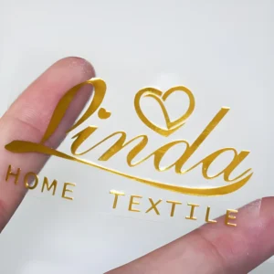 Customizable Transparent Waterproof PVC Self-Adhesive Advertising Logo Labels