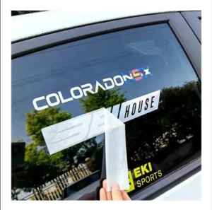 Customizable UV Resistant Waterproof Die Cut CMYK Full Color Car Window Sticker Durable Outdoor Adhesive Vinyl Packaging Labels