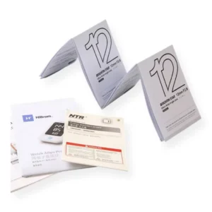 Customize Printing Instruction Book Brochure Company Manual Book Booklet Catalogue Folded Leaflet Printing