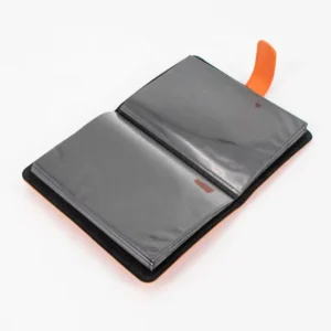 Customized 2 Pocket PU Leather Photo Album Card Binder Office Use Card Folder