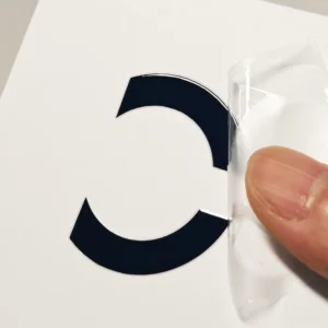 Customized 3D UV Vinyl Adhesive Stickers Waterproof Logo Decals for Cup Packaging