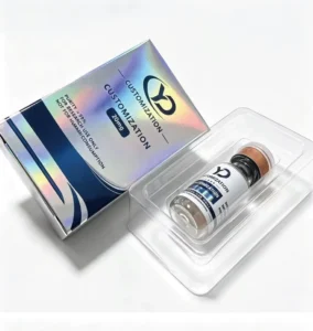 Customized 3ml 5ml 10ml Vial Bottle Box Packaging Vinyl Tray Oil Proof Durable 1 2 10 3 Pack Various Sizes