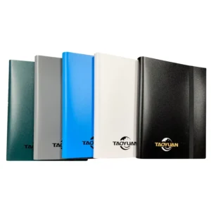 Customized 9-Pocket Trading Card Binder Multi-Color PP Plastic Photo Album With Customizable Elastic Strip