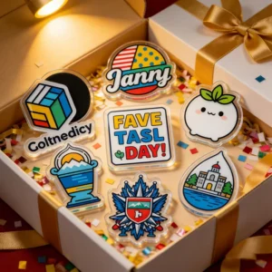 Customized Acrylic Cartoon Refrigerator Magnet Souvenir