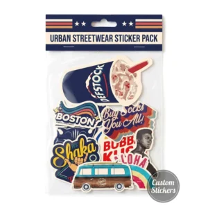 Customized Anime Sticker Packs Die-Cut PVC Vinyl OPP Bags