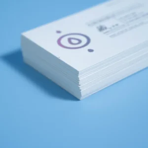 Customized Black Paper & Clear Paper Business Cards Offset Printing with Foil Embossing Free Samples Magnetic Card