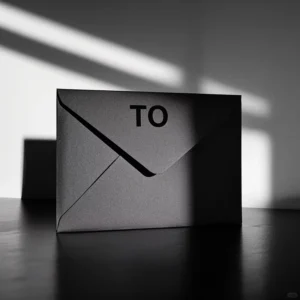 Customized Black Soft-Touch Greeting Card Envelopes with Spot UV Logo and Sleeve Pocket