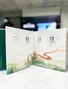 Customized Brochure Printing Art Paper Sewing Binding Offset Printing Film Lamination