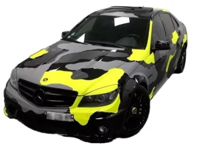 Customized Camouflage Vinyl Car Wrap Film 1.52x17m, Bubble-Free, Flexible