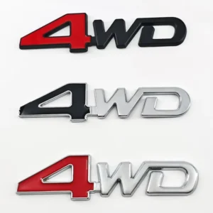 Customized Chrome Metal 3D Waterproof Car Emblem Badge Car Exterior Accessories 4×4 Car Body Styling Decal Sticker