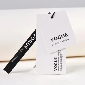 Customized Clothing Hang Tags with Recycled Paper Logos for Clothes, Shoes, and Socks Packaging