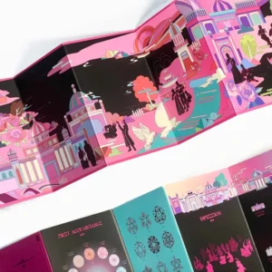 Customized Color-Printed Multi-Layer Folded Posters Offset Paper Digital Printing Film Lamination Promotional Advertising