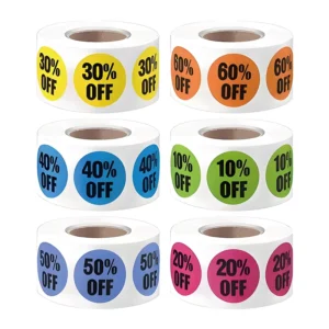 Customized Color Stickers Waterproof Barcode Stickers UV Printed Tea Packaging Box Labels
