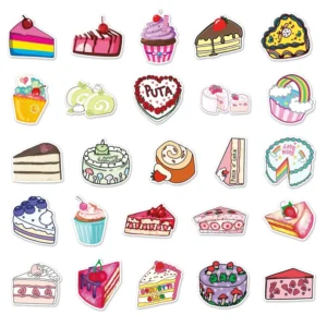 Customized Colorful Waterproof Cartoon Animal Decorative Stickers