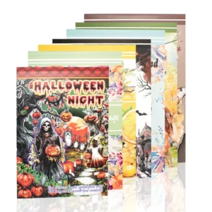 Customized DIY Journaling Sticker Book for Planner Decoration PET Paper Self-adhesive Stationery Stickers
